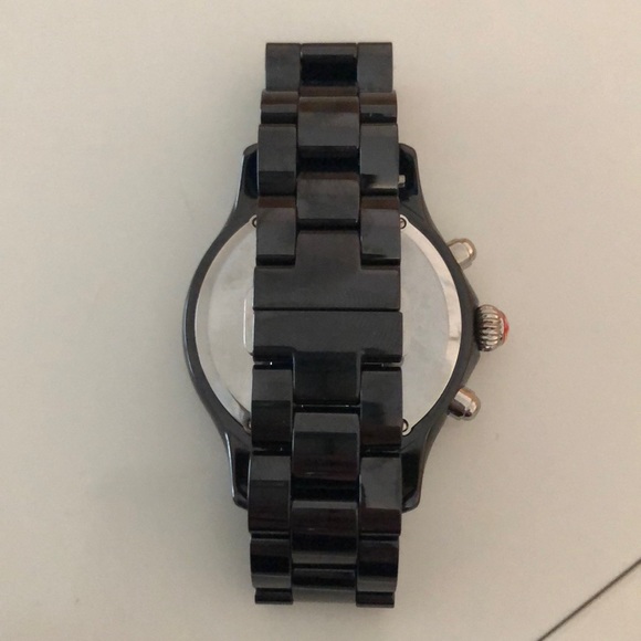 Michele Tahitian Black Ceramic Watch - Picture 4 of 5